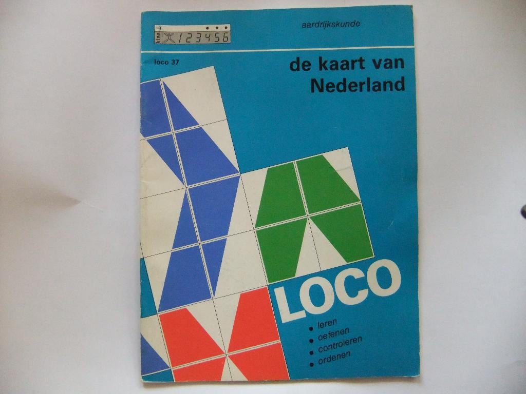 boekje  loko de kaart van Nederland, Verzenden, Gebruikt