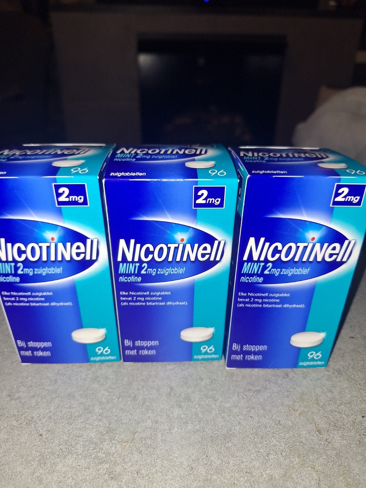 3xnicotinell mint 2mg zuigtabletten 96, Diversen, Verzenden, Nieuw