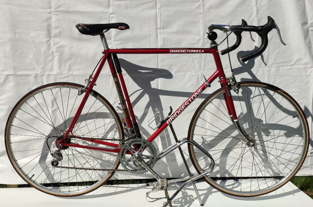 Retro Bridgestone Diamond Formula Racefiets 58 cm, Fietsen en Brommers, 10 tot 15 versnellingen, Zo goed als nieuw, 57 tot 61 cm