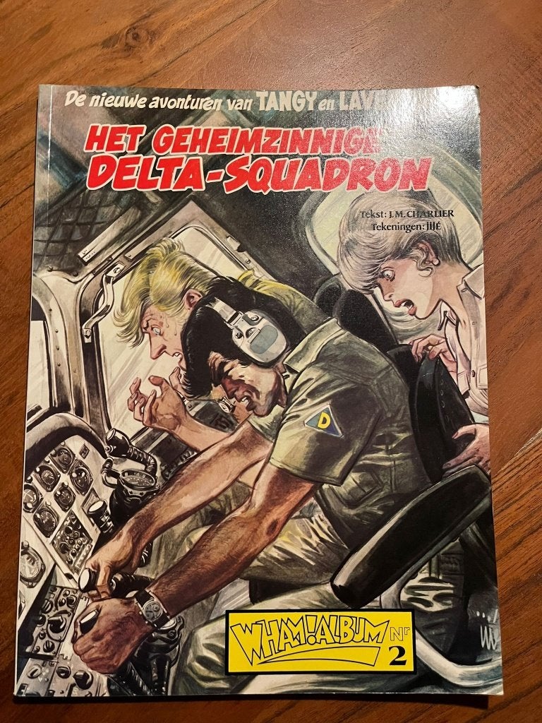 Tangy en Laverdure – Het Geheimzinnige Delta-Squadron, Eén stripboek, Ophalen of Verzenden, Zo goed als nieuw
