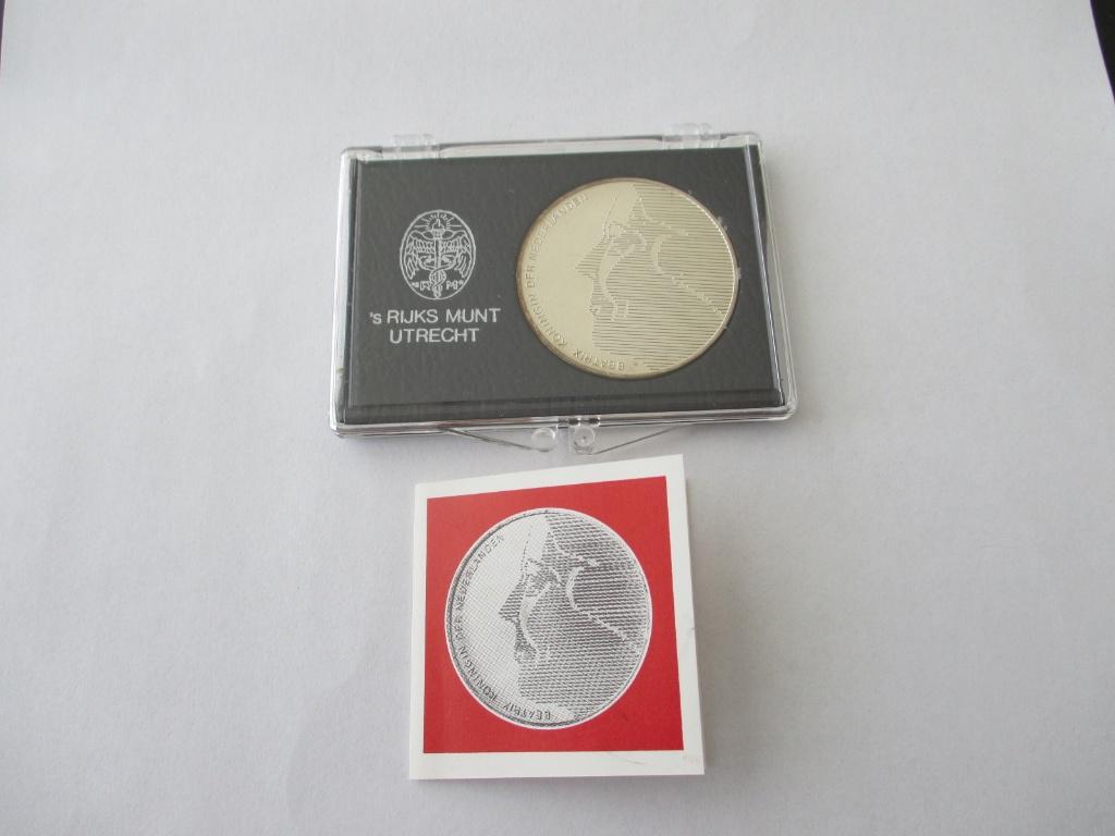 50 gulden 1984 fdc, Setje, Koningin Beatrix, Zilver, Ophalen of Verzenden