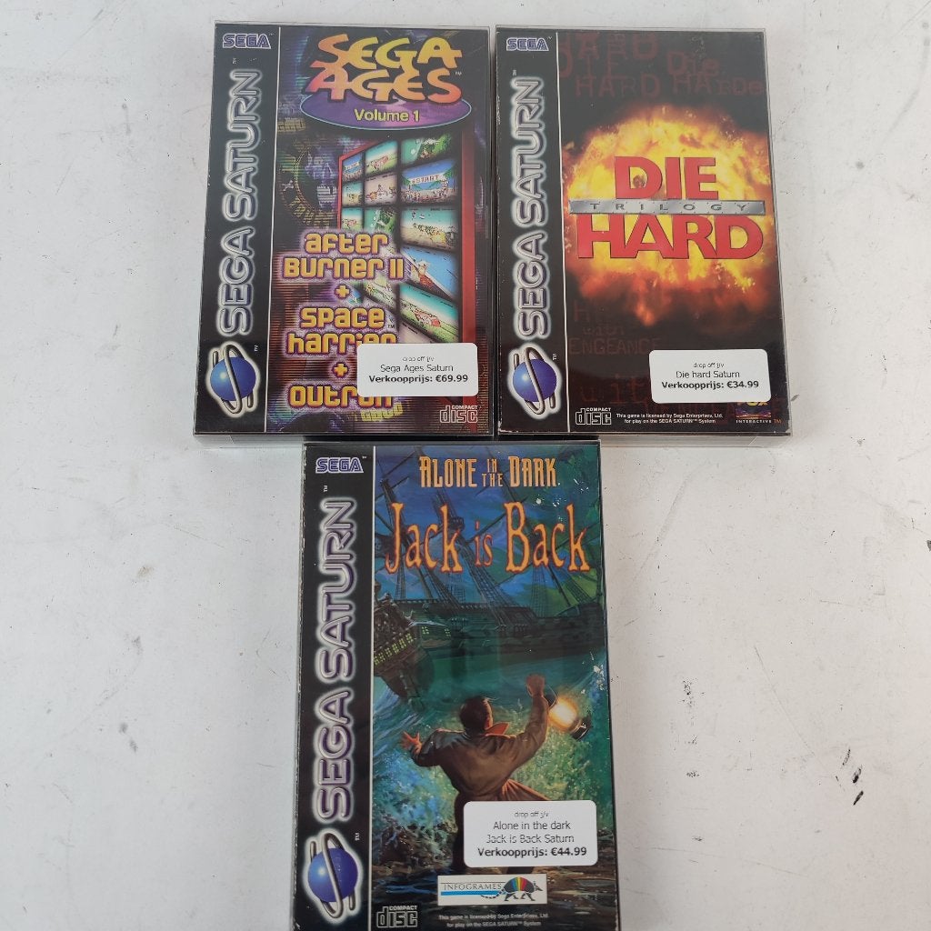 Sega Saturn game compleet || engels || zie omschrijving, Spelcomputers en Games, 1 speler, Racen en Vliegen, Ophalen of Verzenden