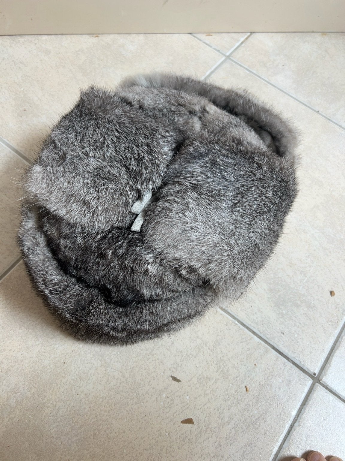 Originele Sovjet USSR/Ushanka bontmuts konijnenbont– vintage, Ophalen of Verzenden, Kleding of Schoenen