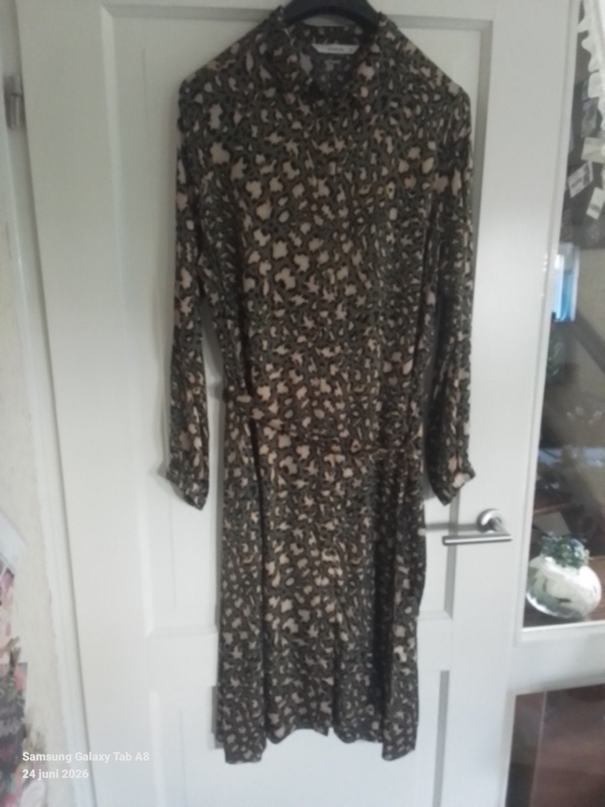 Mooie lange jurk merk SUMMUM Maat 46, Kleding | Dames, Maat 46/48 (XL) of groter, Ophalen of Verzenden, Zo goed als nieuw, Onder de knie