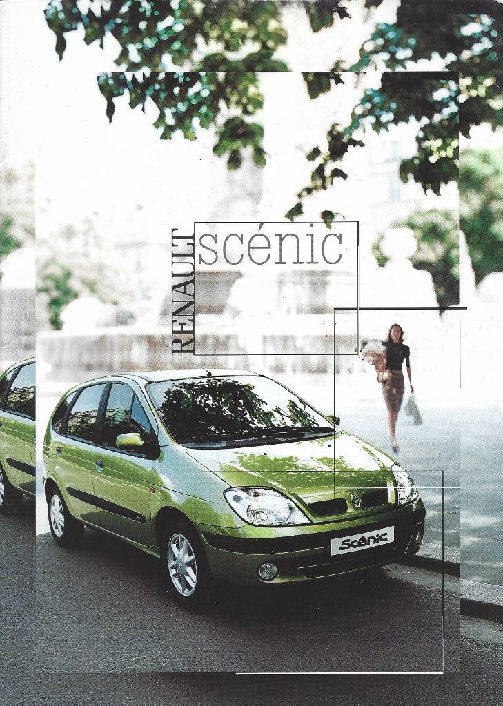 Brochure Renault Scenic Maart 2002, Ophalen of Verzenden, Gelezen, Renault