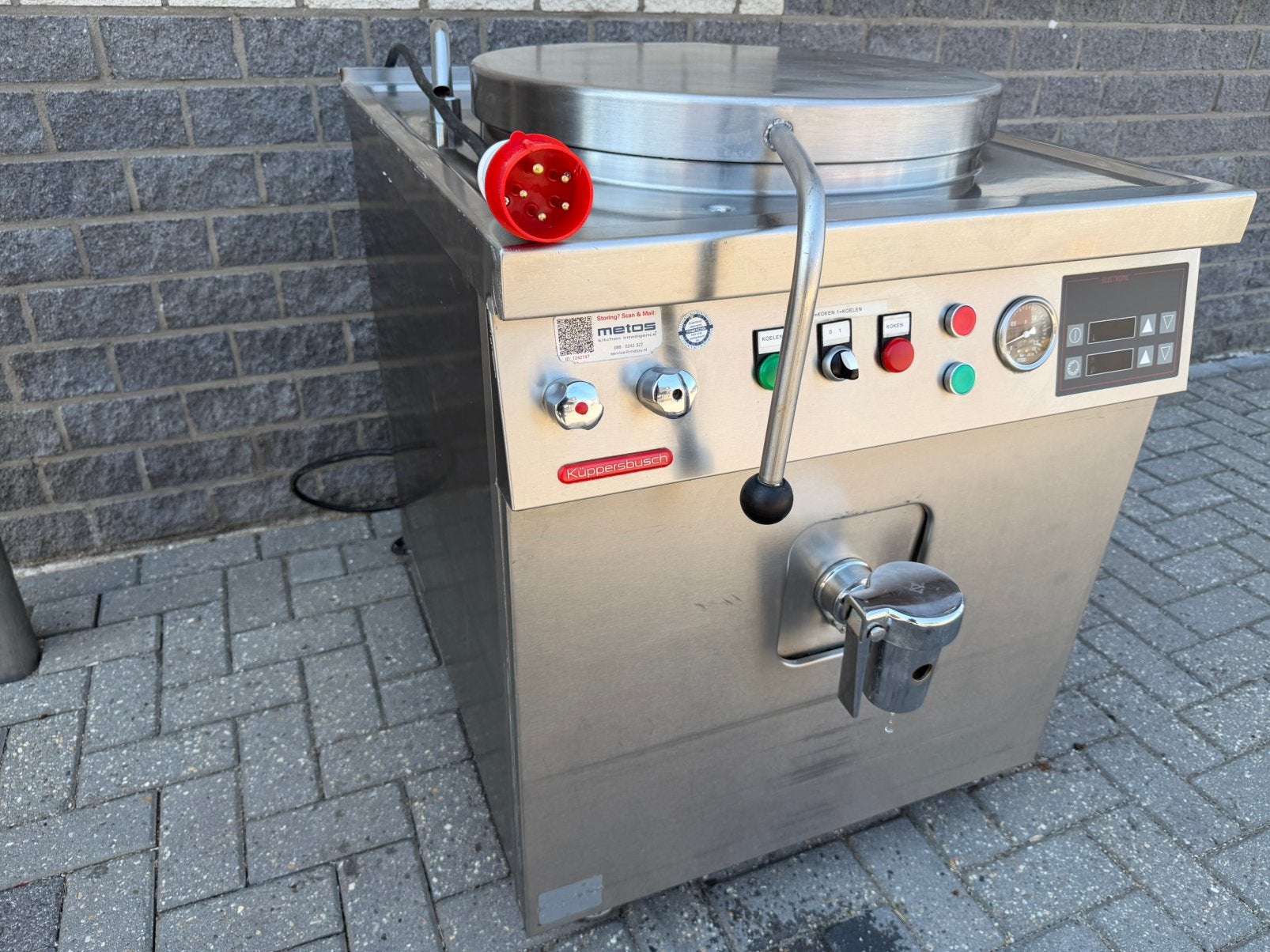 Kupperbusch kookketel met roerwerk 400 volt, Ophalen of Verzenden