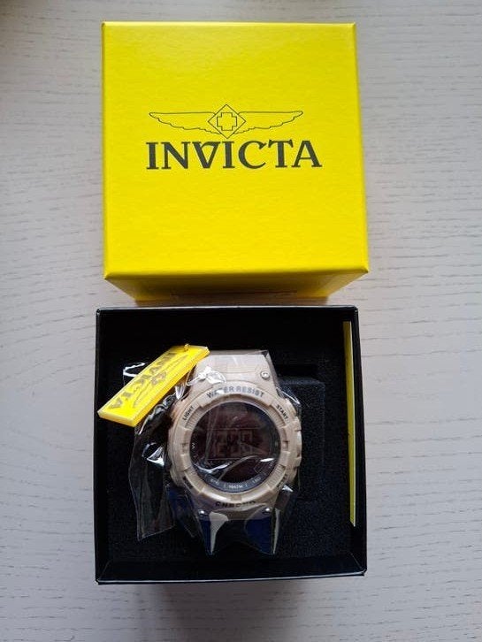 NIIEUW IN DOOS! INVICTA  Racing/ herenhorloge, Sieraden, Tassen en Uiterlijk, Horloges | Heren, Ophalen of Verzenden, Nieuw, Staal
