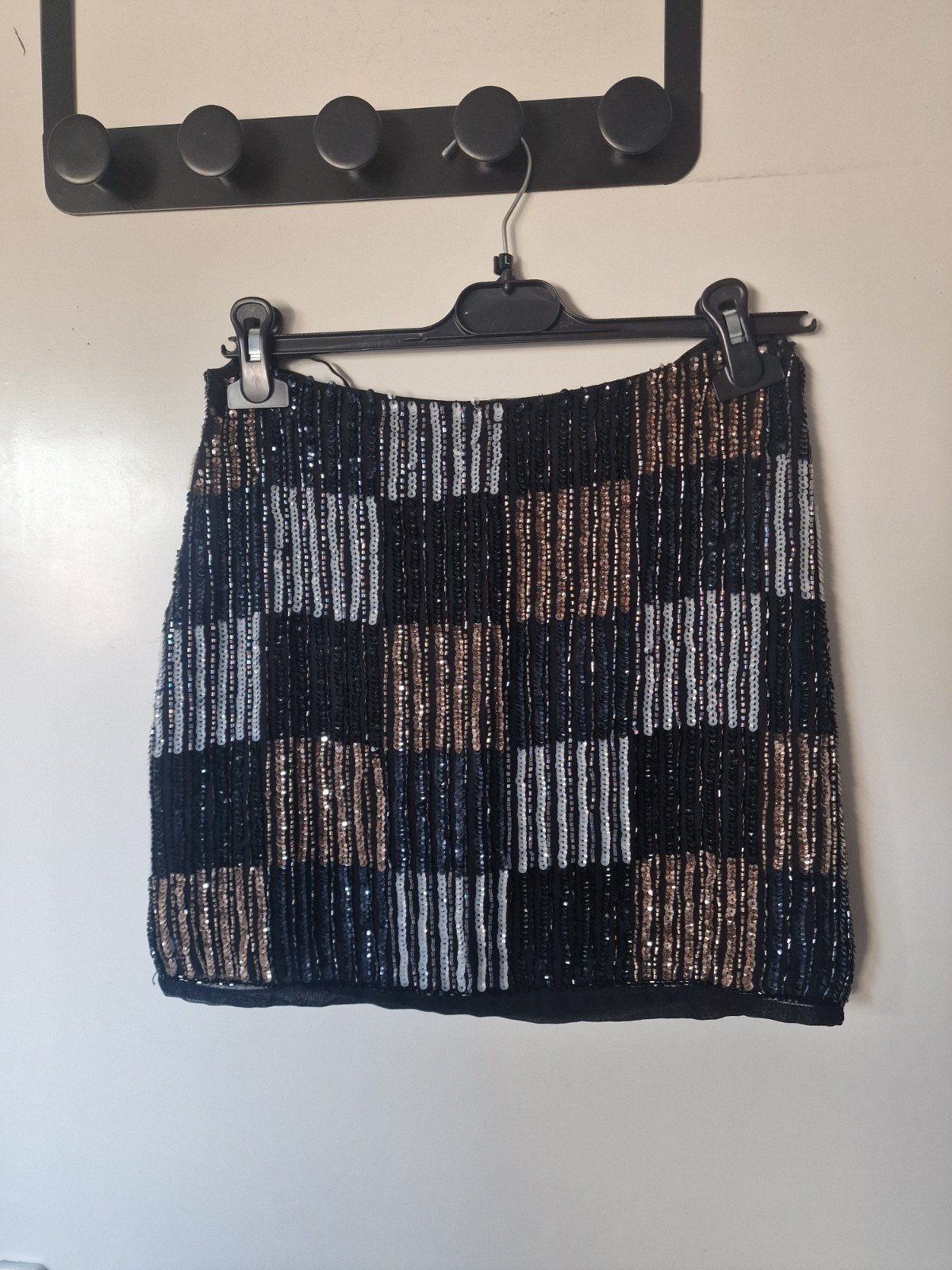glitter rok maat xs, Zwart, Ophalen of Verzenden, Zo goed als nieuw, Maat 34 (XS) of kleiner
