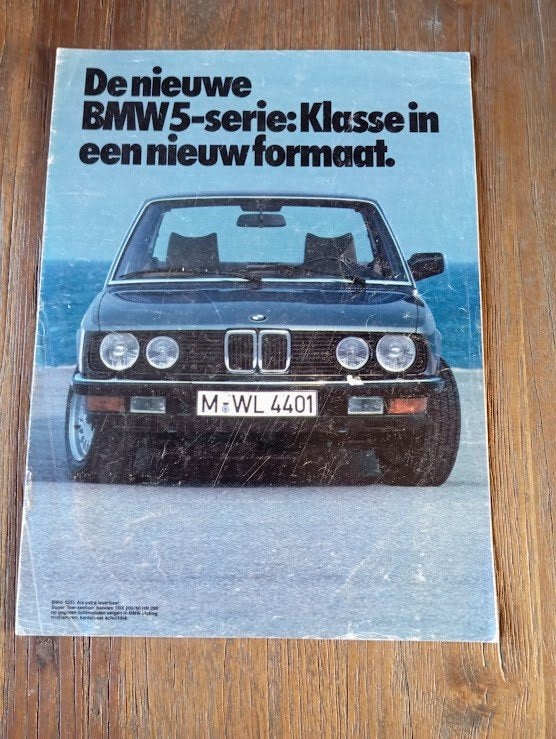 De Nieuwe BMW 5 Serie 8 pag., Verzenden, Zo goed als nieuw, BMW