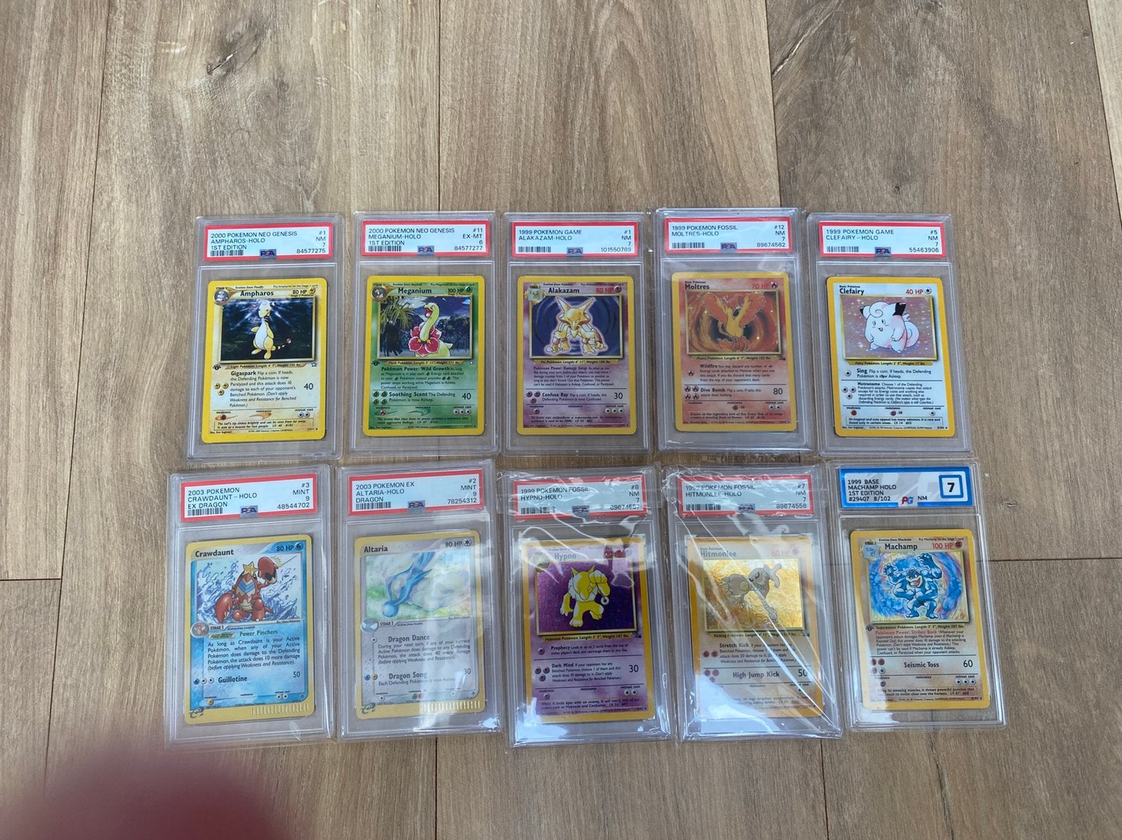 PSA slabs wotc en 1st edition, Hobby en Vrije tijd, Verzamelkaartspellen | Pokémon, Ophalen of Verzenden, Zo goed als nieuw, Meerdere kaarten