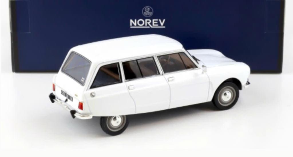 Citroen Ami 8 Break 1975 Wit im.Ed. schaal 1/18 NOREV, Verzenden, Nieuw, Auto, Norev