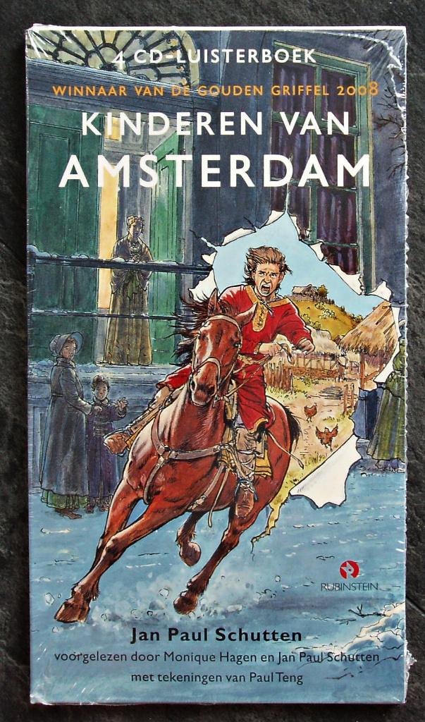 Luisterboek 4 CD - Kinderen van Amsterdam - Paul Teng, Verzenden, Cd