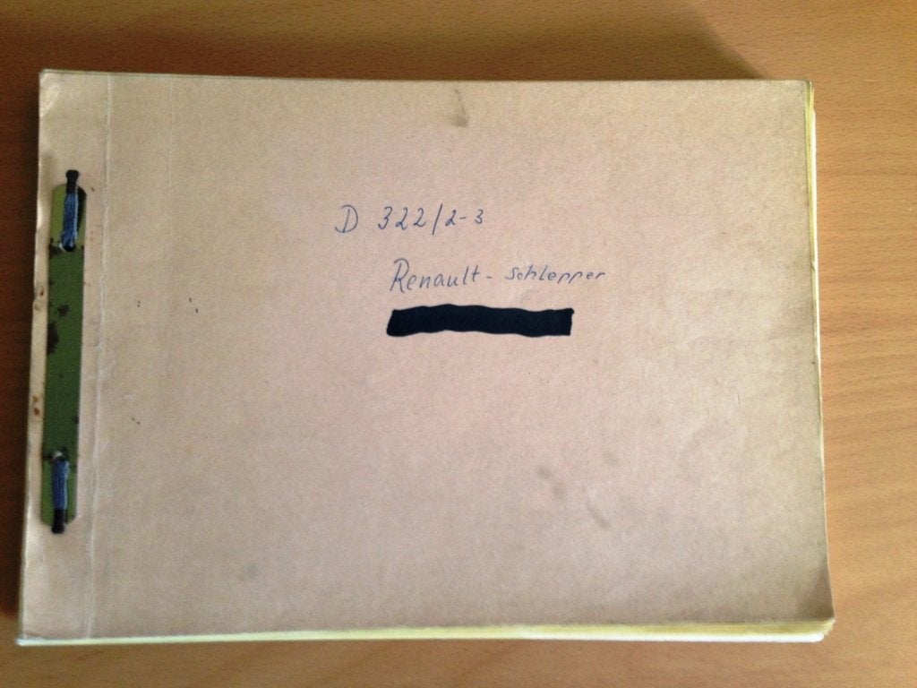 Onderdelenboek Renault D322/2-3, Ophalen of Verzenden, Gelezen, Tractor en Landbouw