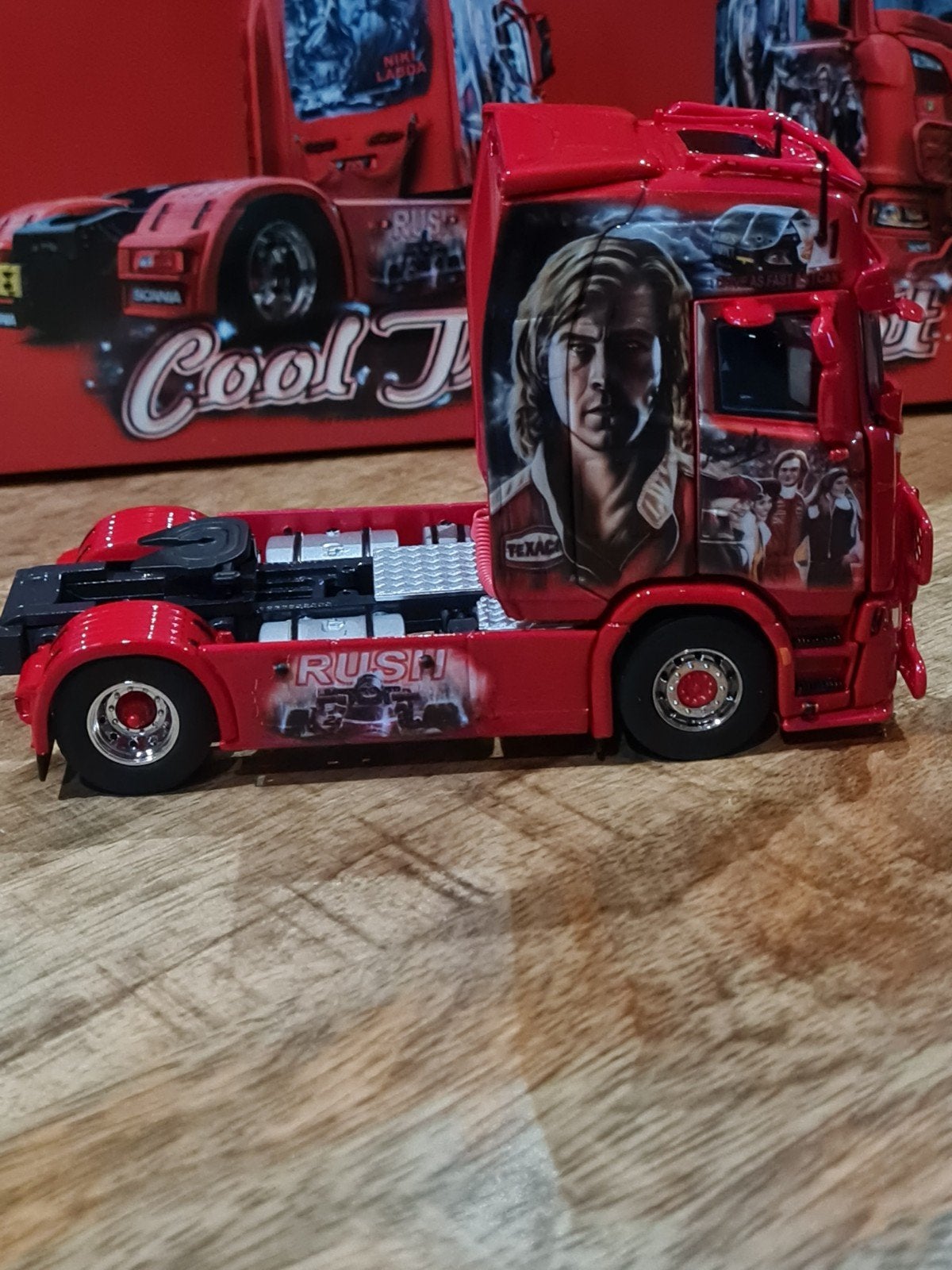 Scania Cool Transport 'Niki Lauda' 1:50, Verzenden, Nieuw, Bus of Vrachtwagen, Tekno