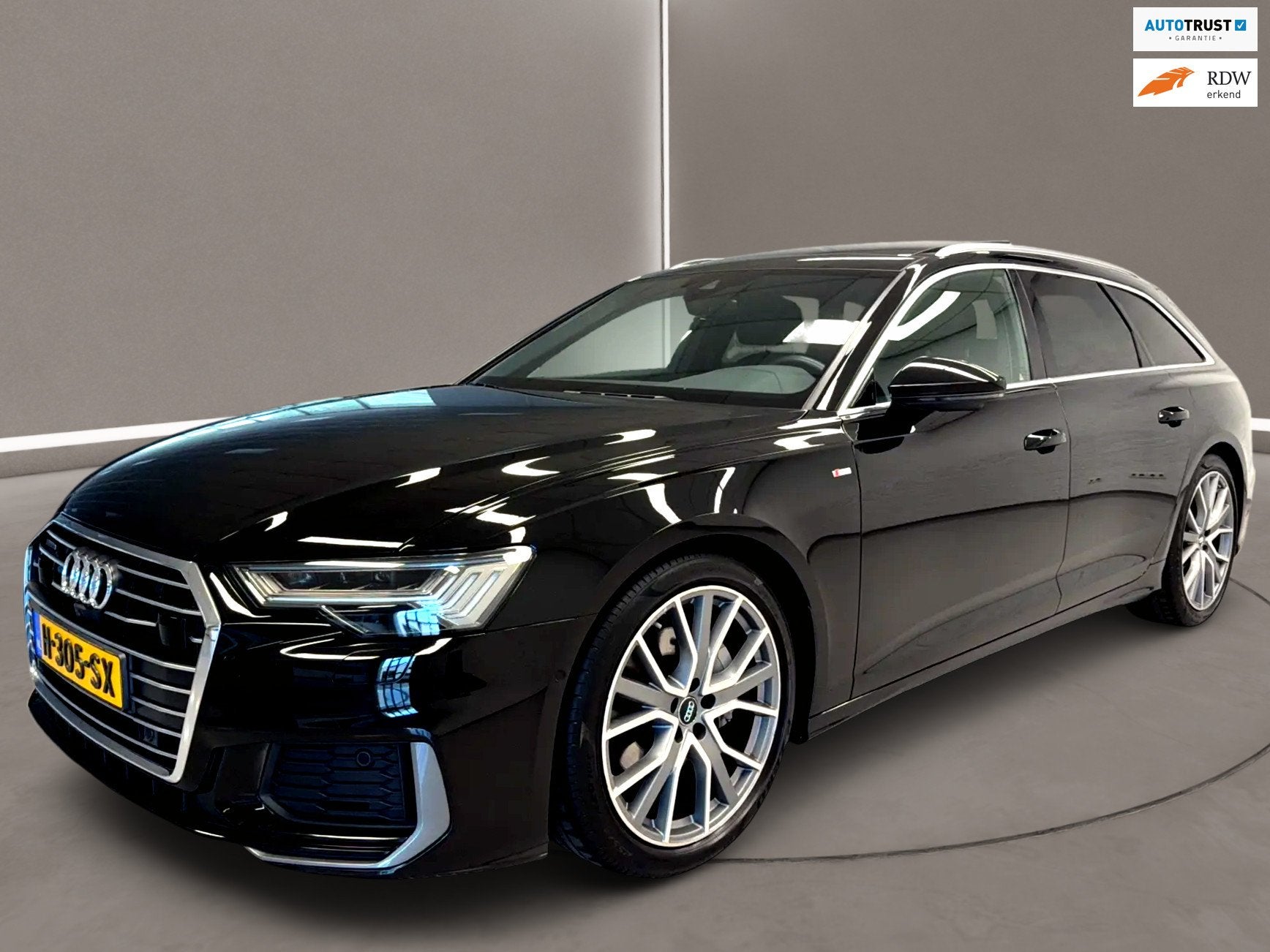 Audi A6 Avant 45 TFSI quattro S edition, 103dkm, Panorama da, Automaat, Dealer onderhouden, 15 km/l, Gebruikt