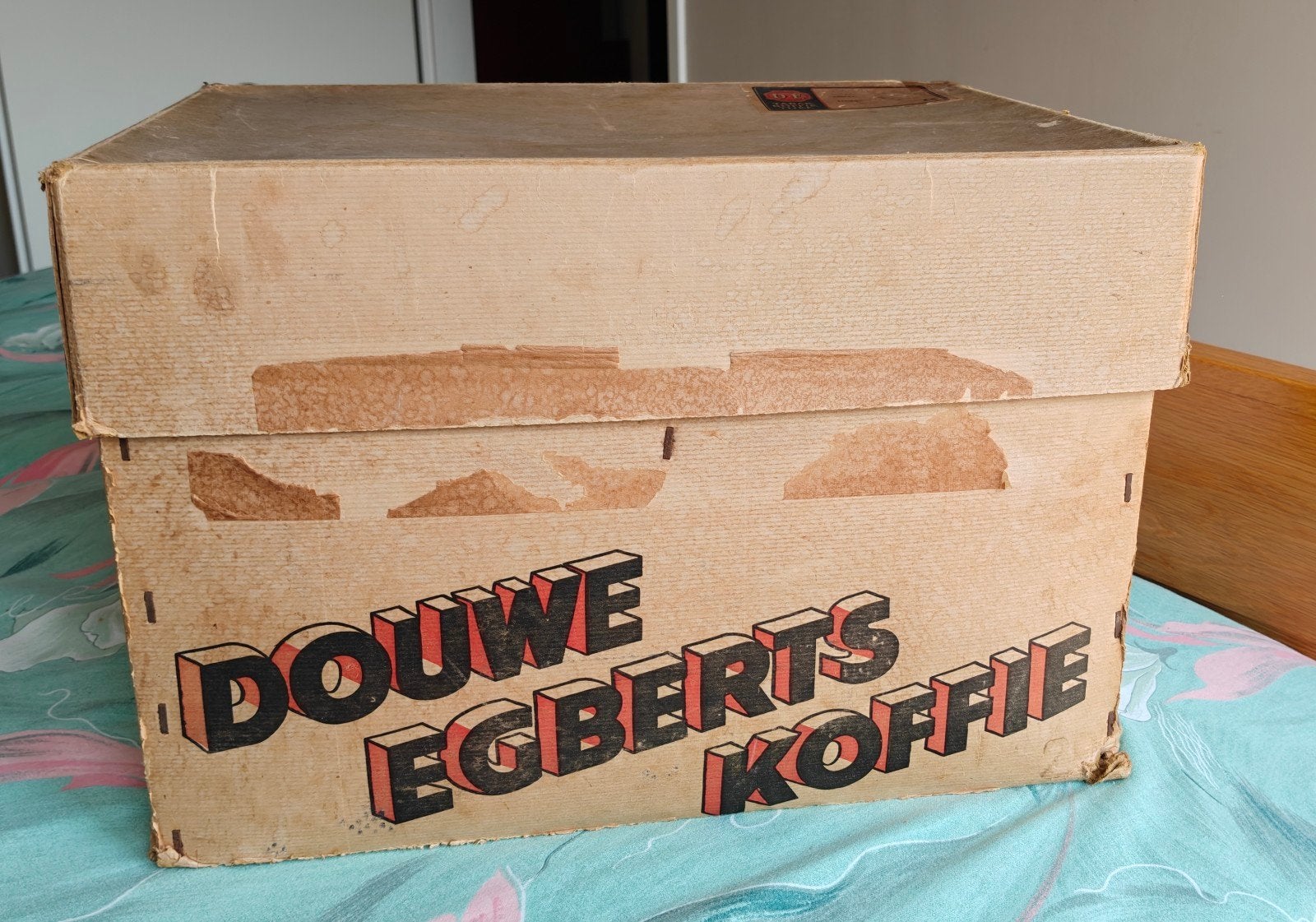 Vintage Douwe Egberts Koffie doos - Jaren '50/'60, Ophalen, Gebruikt