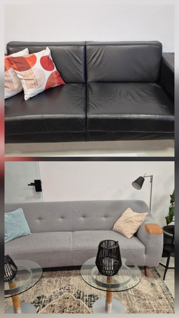 Refurbished banken PER BANK NU 100 EURO!!!!, Ophalen, 150 tot 200 cm, Tweepersoons, 75 tot 100 cm