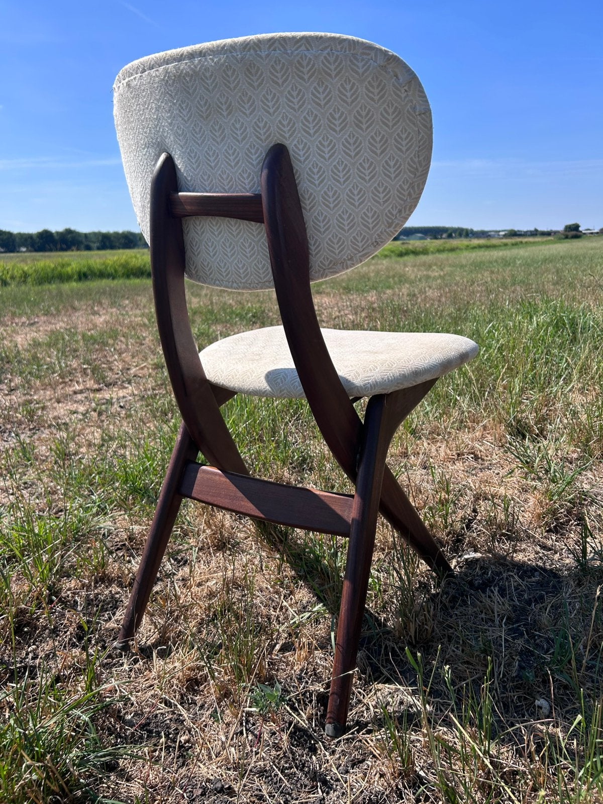 Vintage Webe Scissor Chair – Louis van Teeffelen - opknapper, Ophalen, Gebruikt, Overige kleuren, Eén