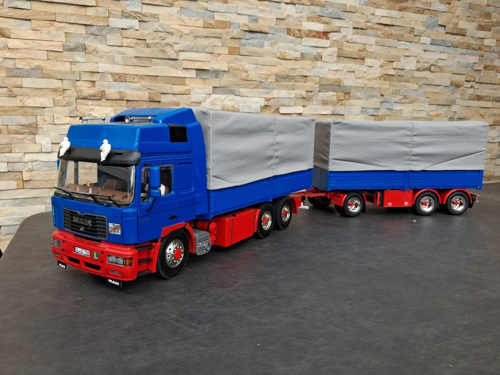 tamiya rc truck 1:14, Hobby en Vrije tijd, Modelbouw | Radiografisch | Auto's, Gebruikt, Schaal 1:14, Auto onroad, Ophalen