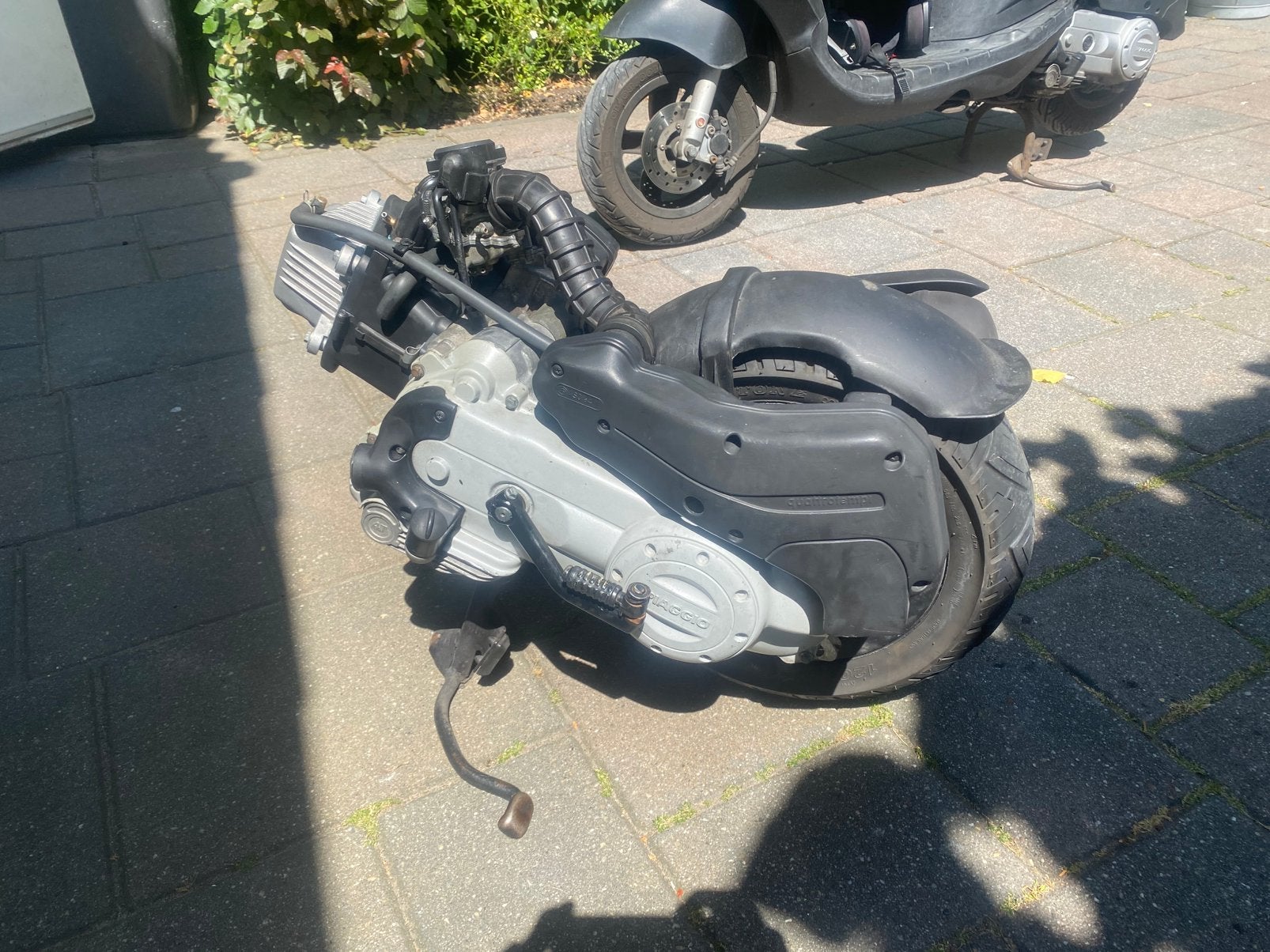 Compleet Piaggio 4t 2v blok - onderdelen of opknappen, Ophalen of Verzenden, Gebruikt, Blok, Piaggio