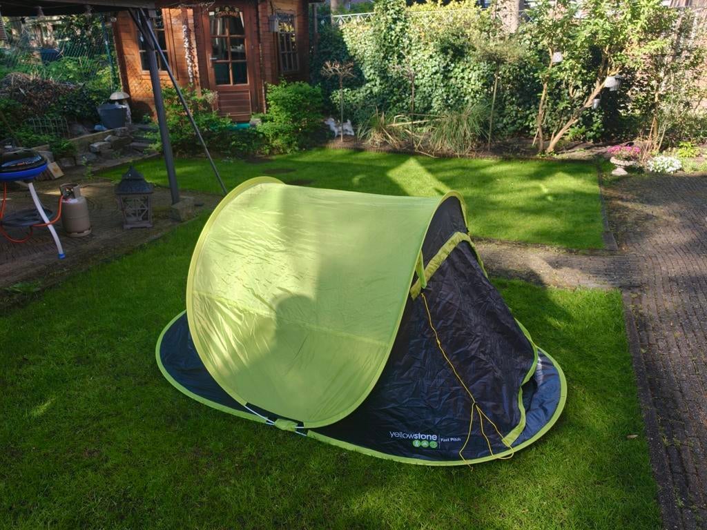 Pop-up tent - Ideaal voor festivals en korte trips, Ophalen of Verzenden, Gebruikt, Tot en met 2