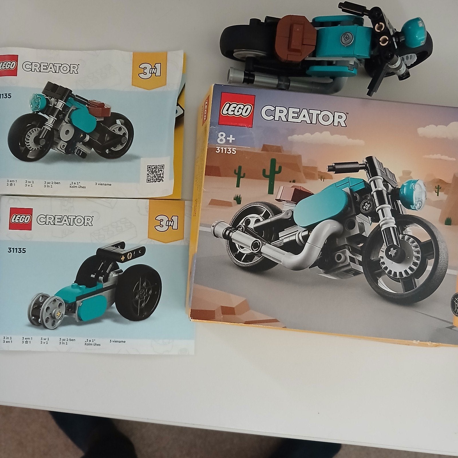 LEGO Creator 3in1 Motorfiets 31135, Ophalen of Verzenden, Zo goed als nieuw, Overige merken