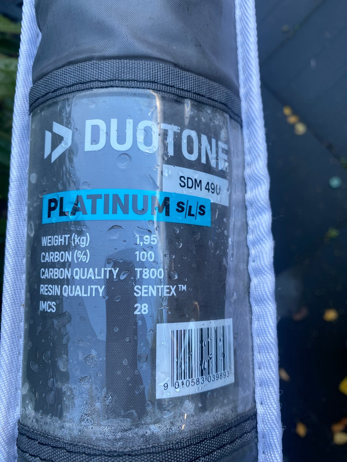 Duotone Platinum SDM 490 windsurf mast, Watersport en Boten, Ophalen, Met draagtas, Mast, Zo goed als nieuw