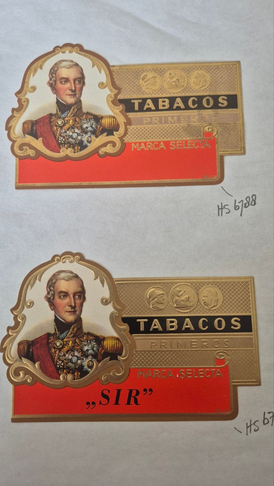 Sigarenbanden HS 6788, Verzamelen, Ophalen, Sigarenbandjes