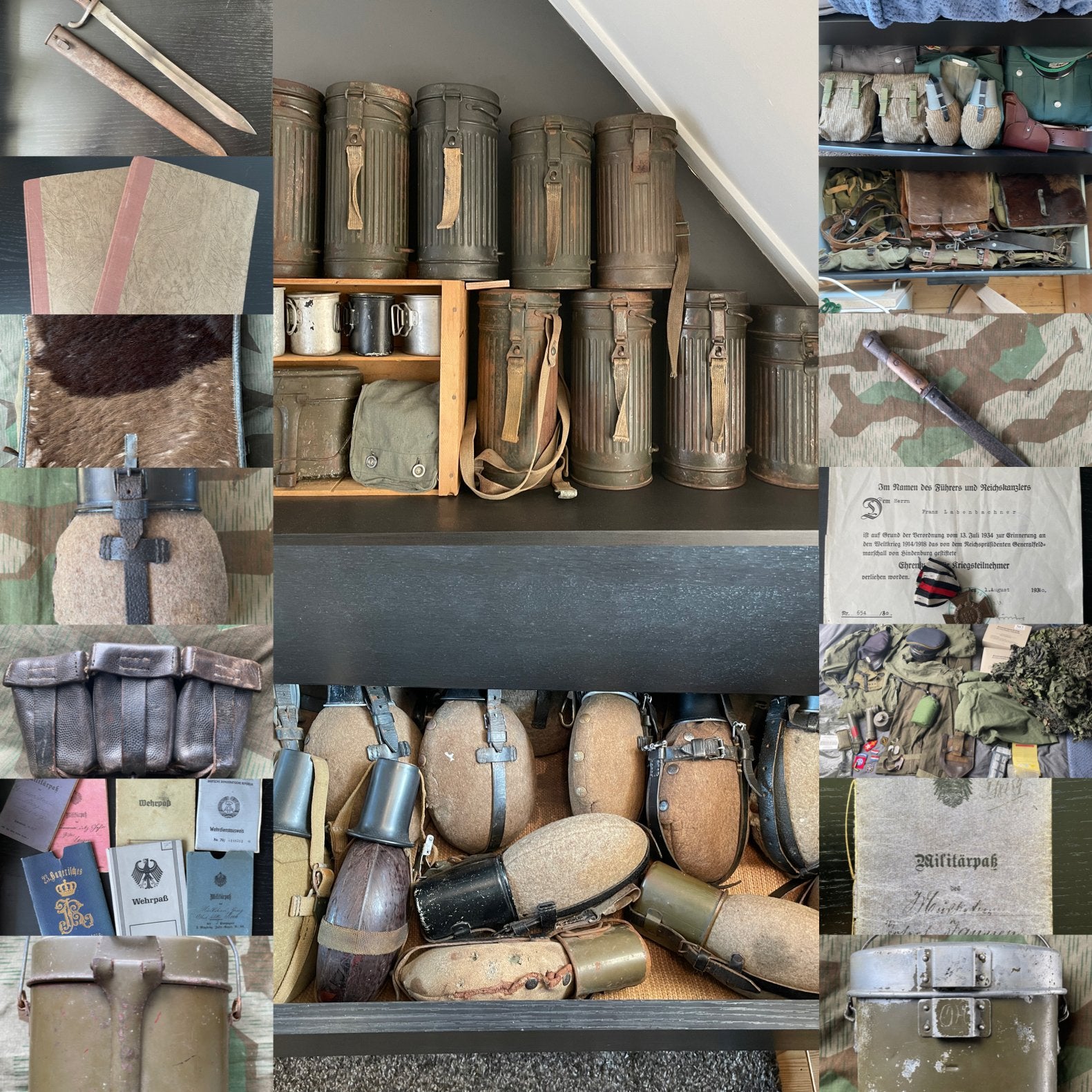 Diverse Duitse militaria te ruil en/of te koop, Verzamelen, Militaria | Tweede Wereldoorlog, Ophalen of Verzenden, Landmacht, Duitsland