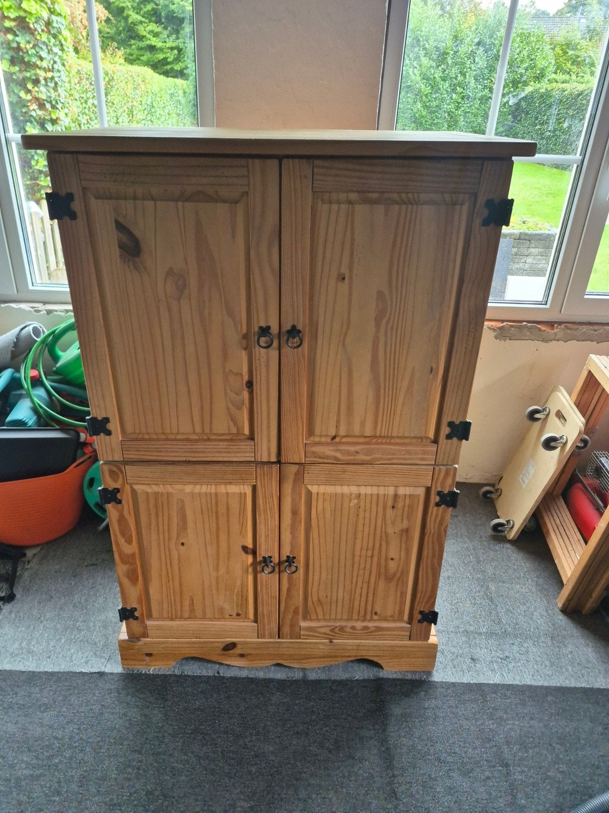 Grenen kast - Ideaal als computerkast, Ophalen, Gebruikt, 70 tot 120 cm, 120 tot 170 cm