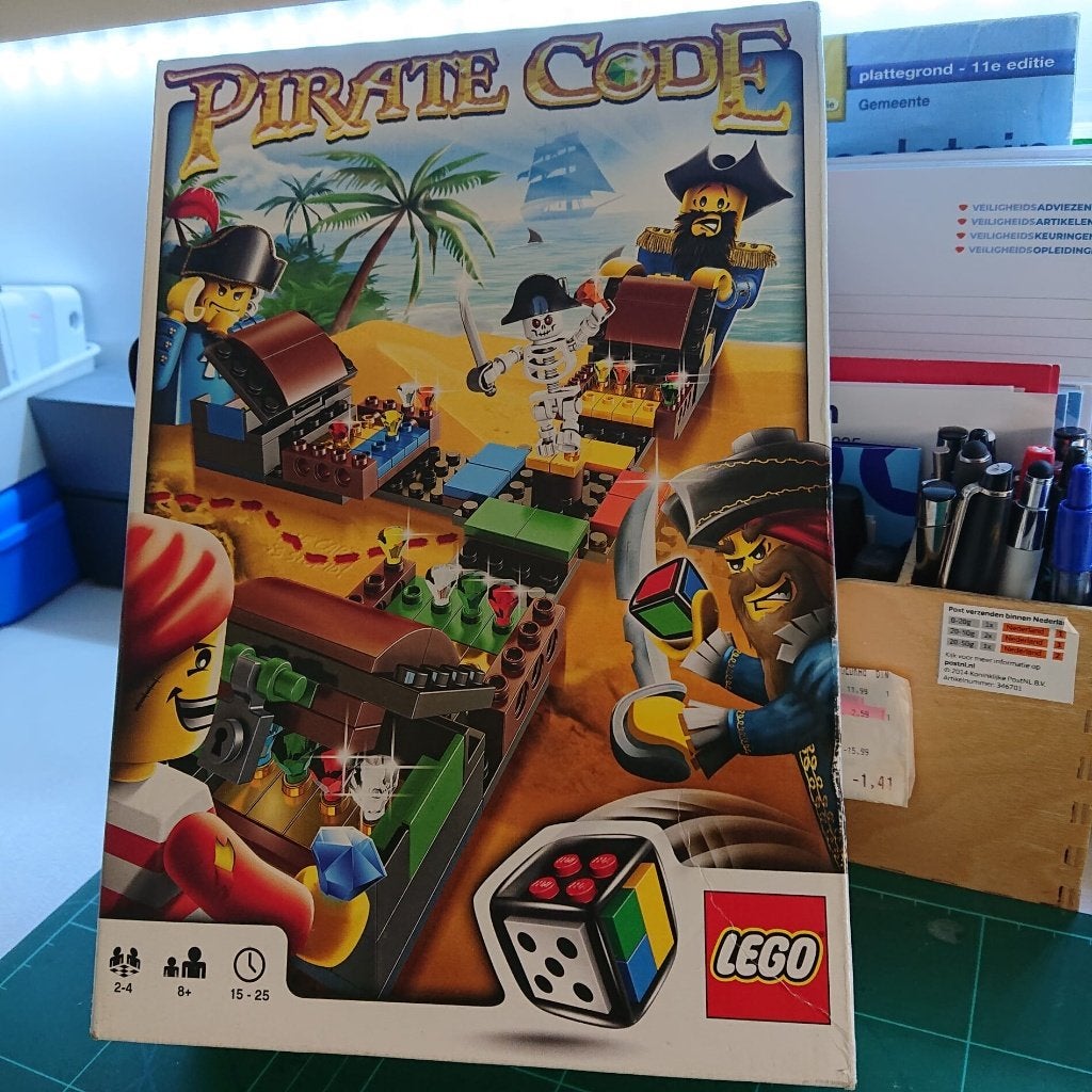 Lego 3840 Pirate Code, Gebruikt, Compleet, Overige thema's, Lego