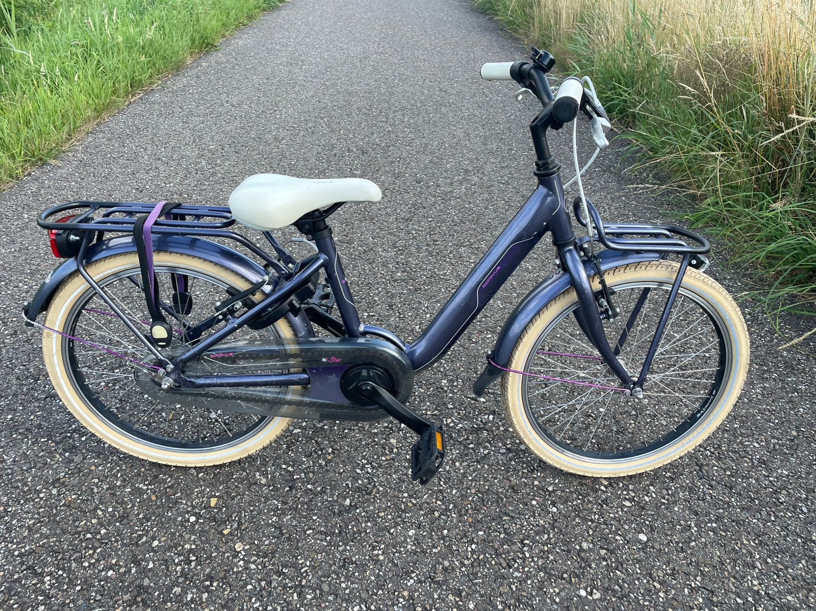 BATAVUS STAR meisjesfiets 20 voorrek fiets rijklaar, Ophalen, Gebruikt, Velgrem, Handrem