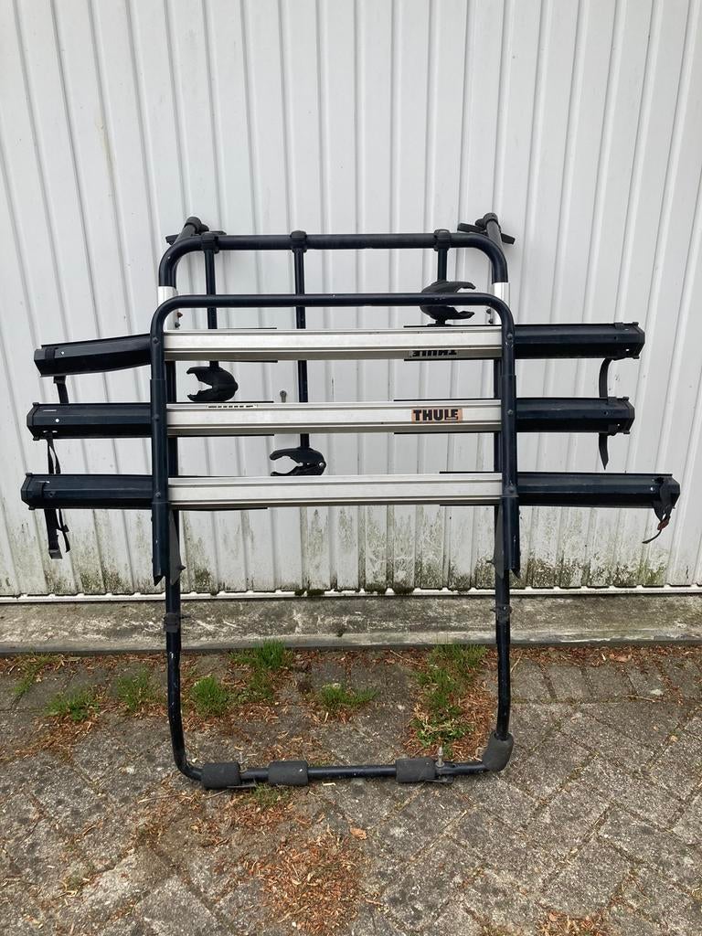Thule fietsendrager voor 3 fietsen, Auto diversen, Fietsendragers, Ophalen, 3 fietsen of meer, Gebruikt, Achterklepdrager