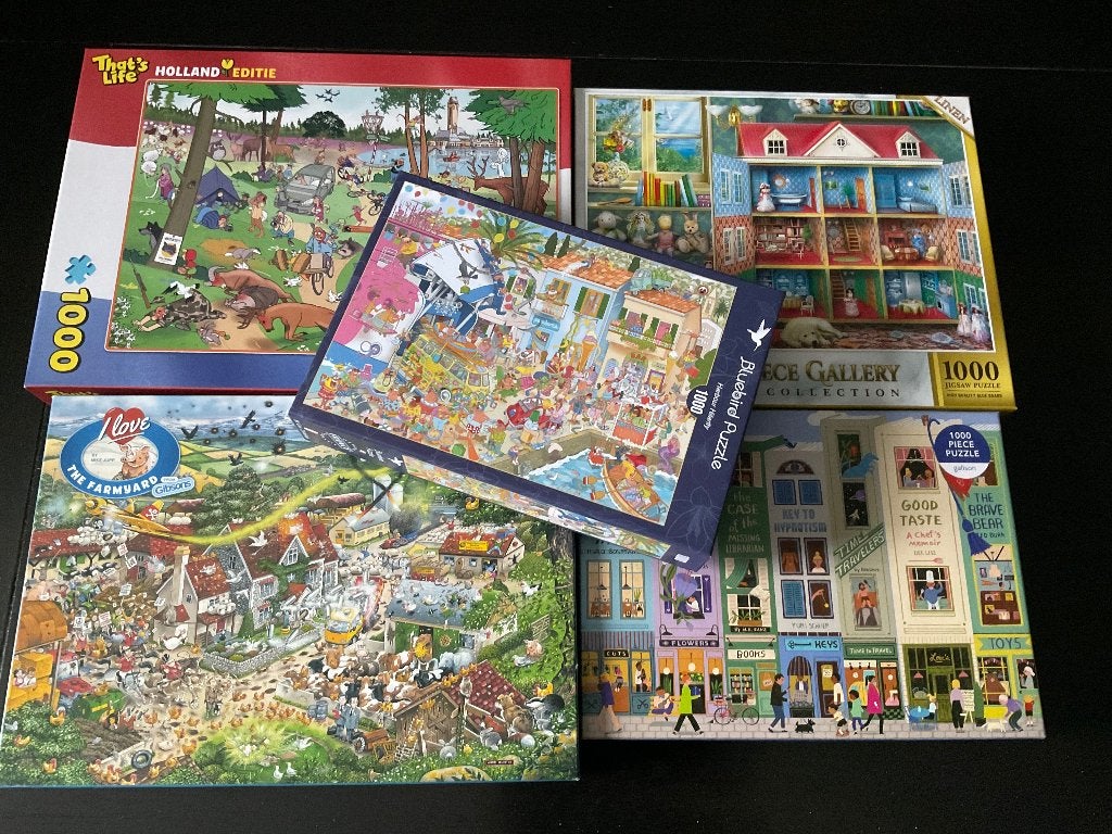 Bluebird, that’s life, gibsons, galison puzzels, Hobby en Vrije tijd, Verzenden, 500 t/m 1500 stukjes, Zo goed als nieuw, Legpuzzel