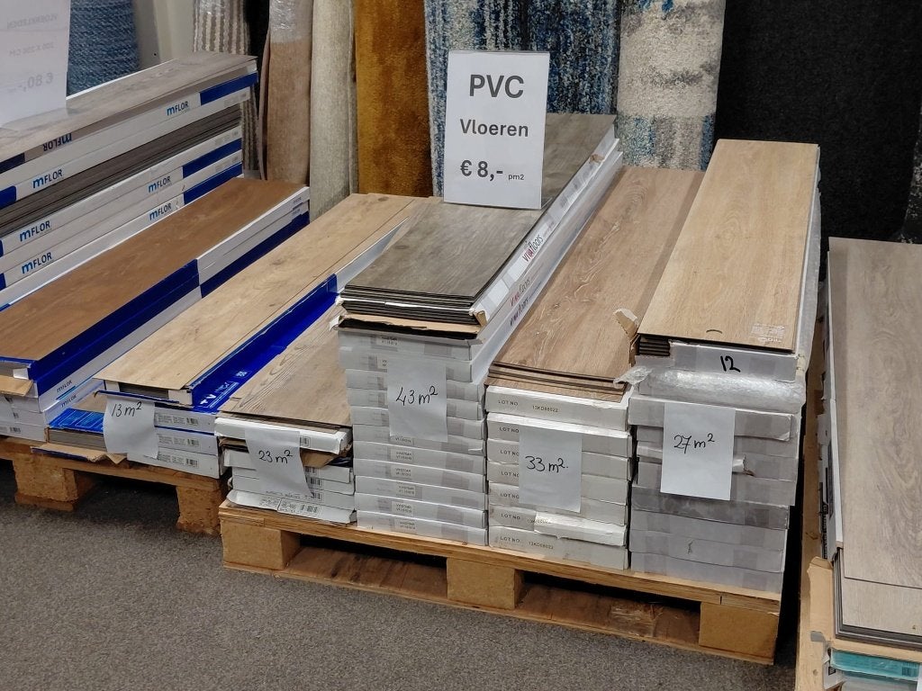 PVC vloeren, Ophalen, Nieuw, 75 m² of meer, Overige typen
