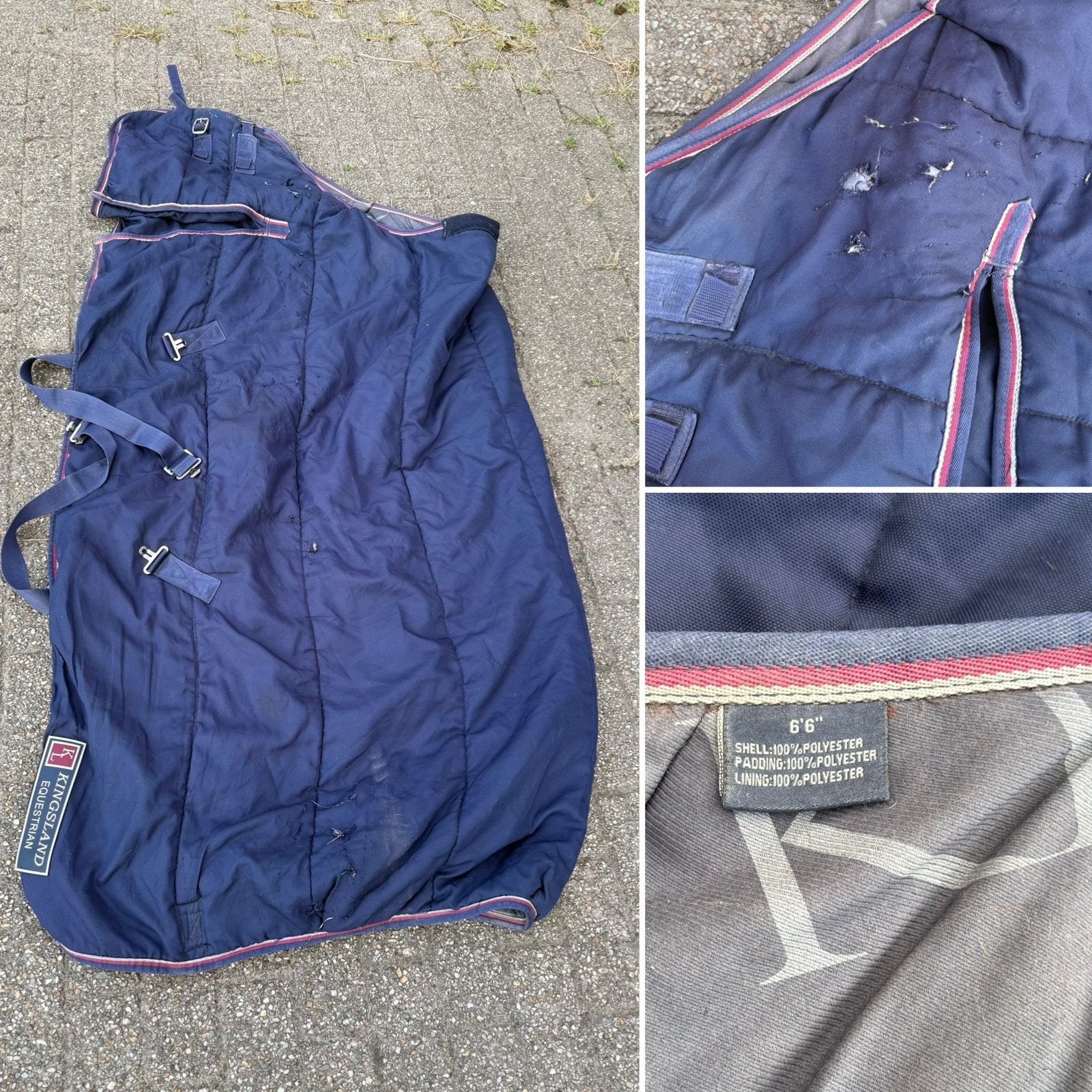 Kingsland Staldeken 195. 300 gr, Dieren en Toebehoren, Paarden en Pony's | Dekens en Dekjes, Ophalen of Verzenden, Zo goed als nieuw