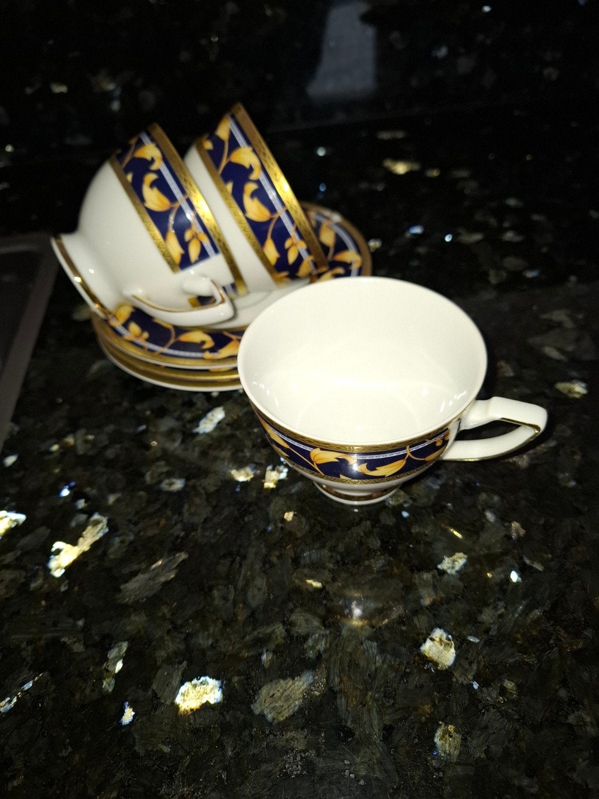 Heinrich Winterling Bavaria theekopjes set, Ophalen of Verzenden