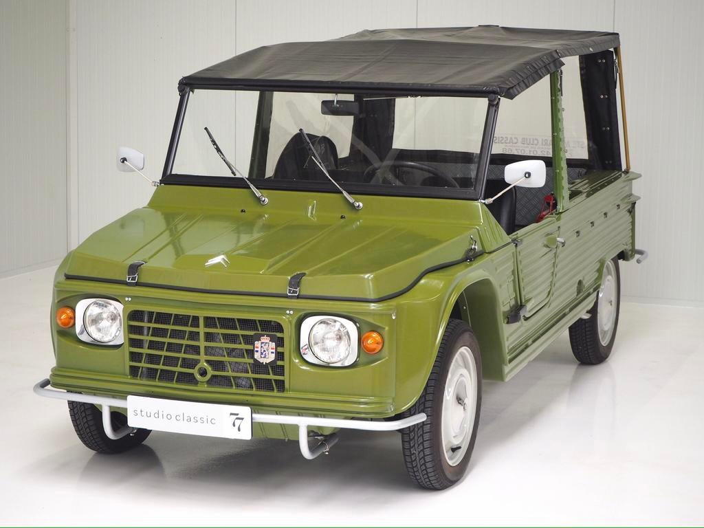 Citroën Mehari 1974 Volledig gerestaureerd in topstaat, Auto's, Voorwielaandrijving, Cabriolet, Particulier, Dealer onderhouden