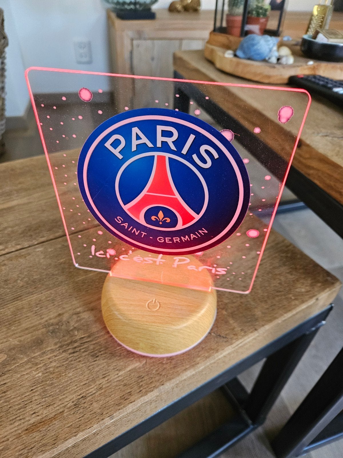 Paris saint germain lamp, Ophalen of Verzenden