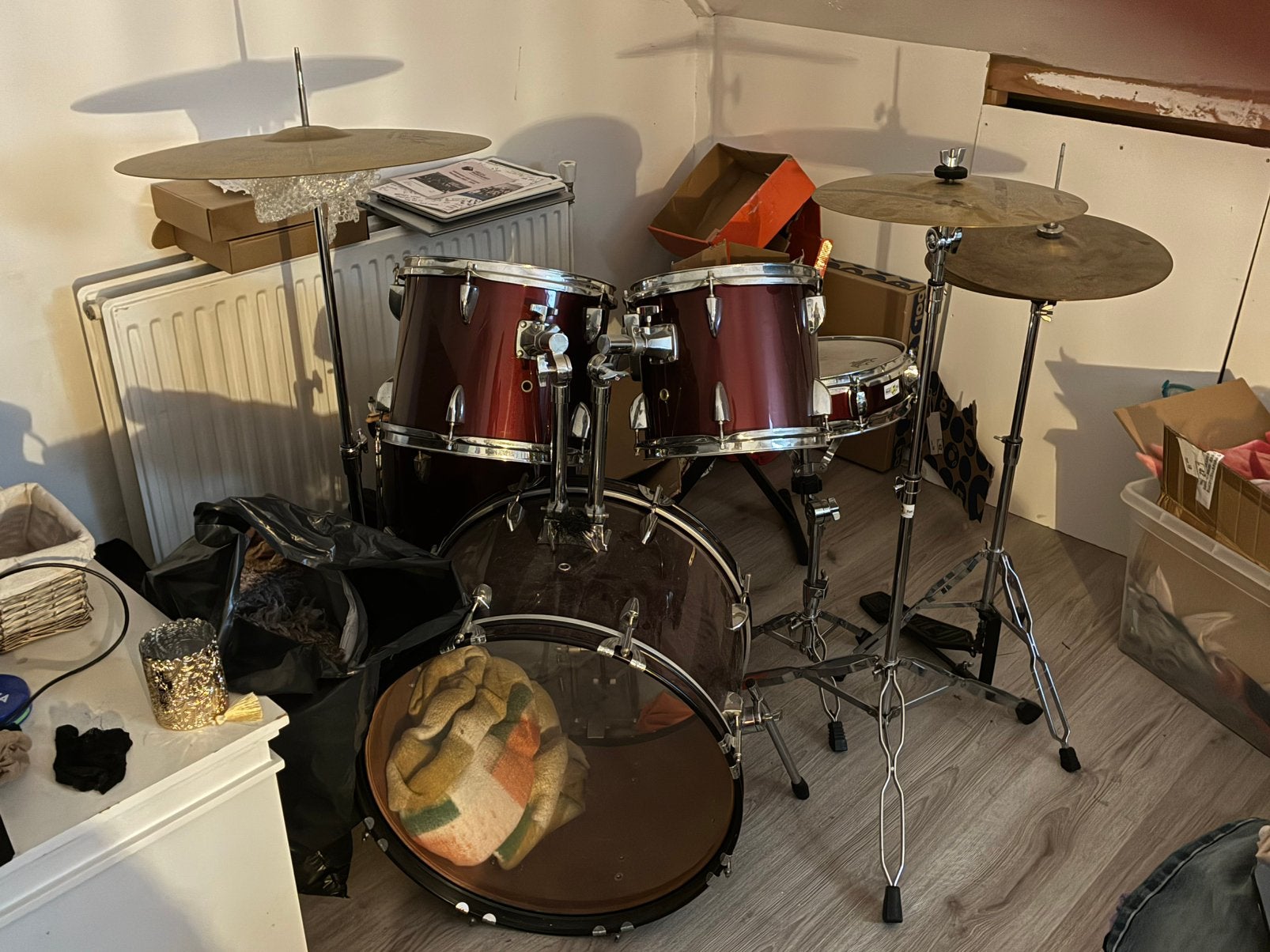 Achtdelig drumstel