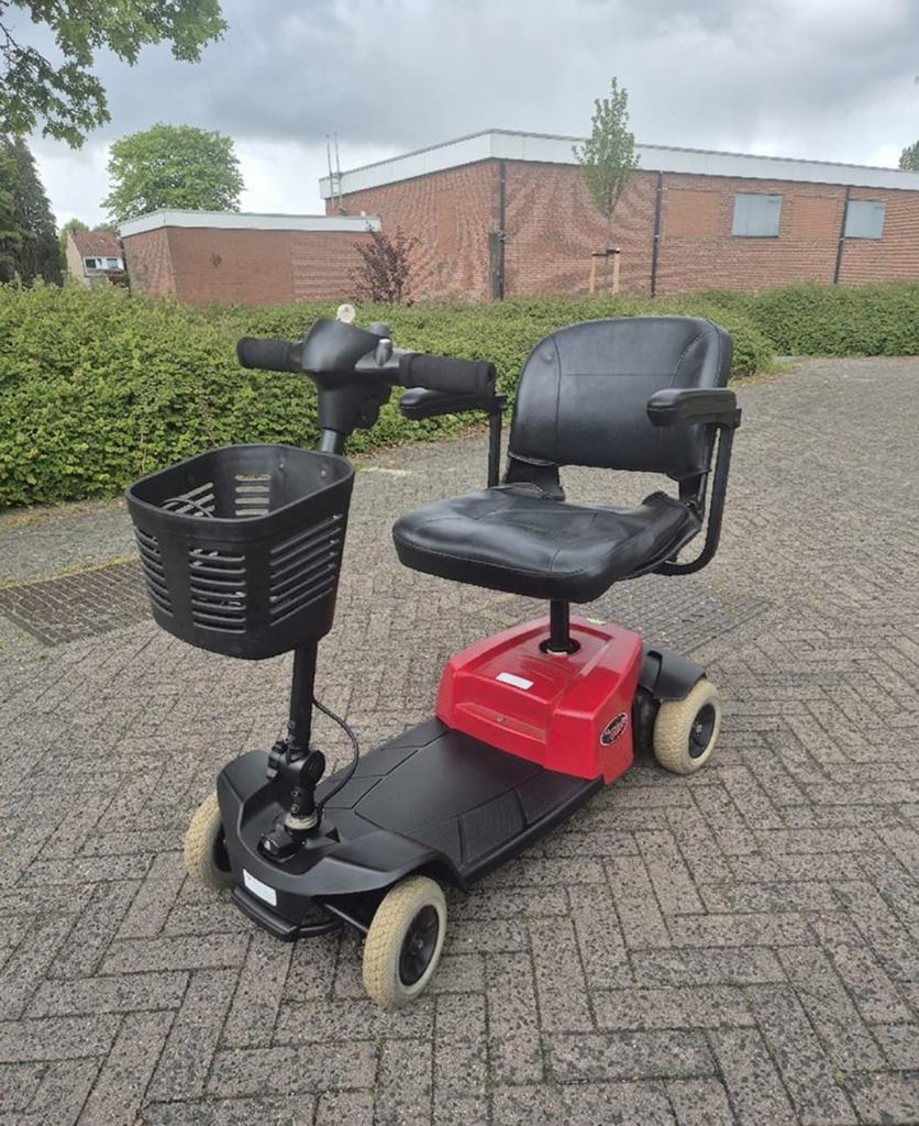 Scootmobiel demontabel Pride Travel Pro ES 4-wiel!!!, Ophalen, 10 km/u of minder, 15 km of minder, Gebruikt