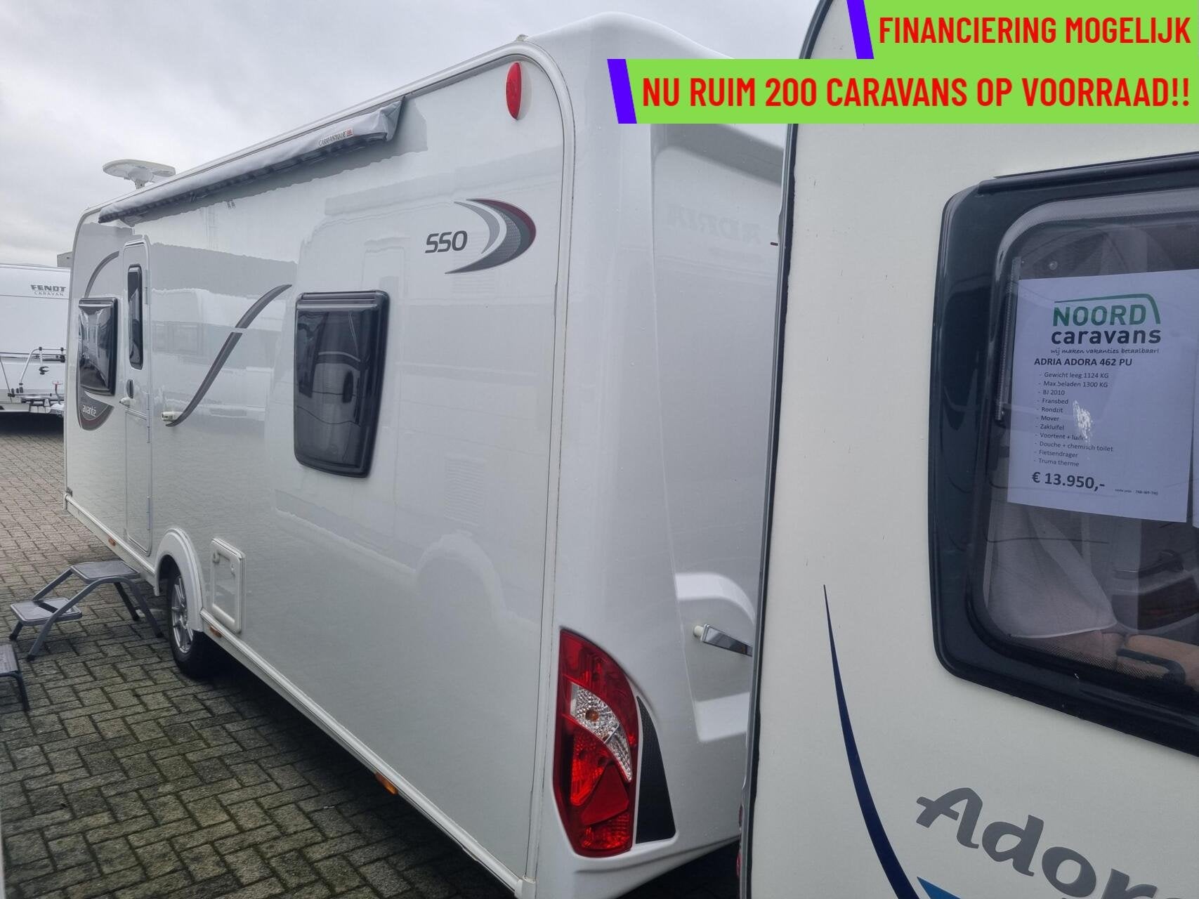 Elddis Avante 550 MOVER +QUEENSBED +ZAKLUIFEL +VOORTENT +ATC, Elddis, 7 tot 8 meter, Bedrijf, Mover