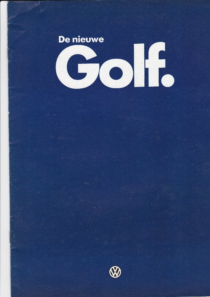 Volkswagen Golf type 2 folder, Ophalen of Verzenden, Gebruikt