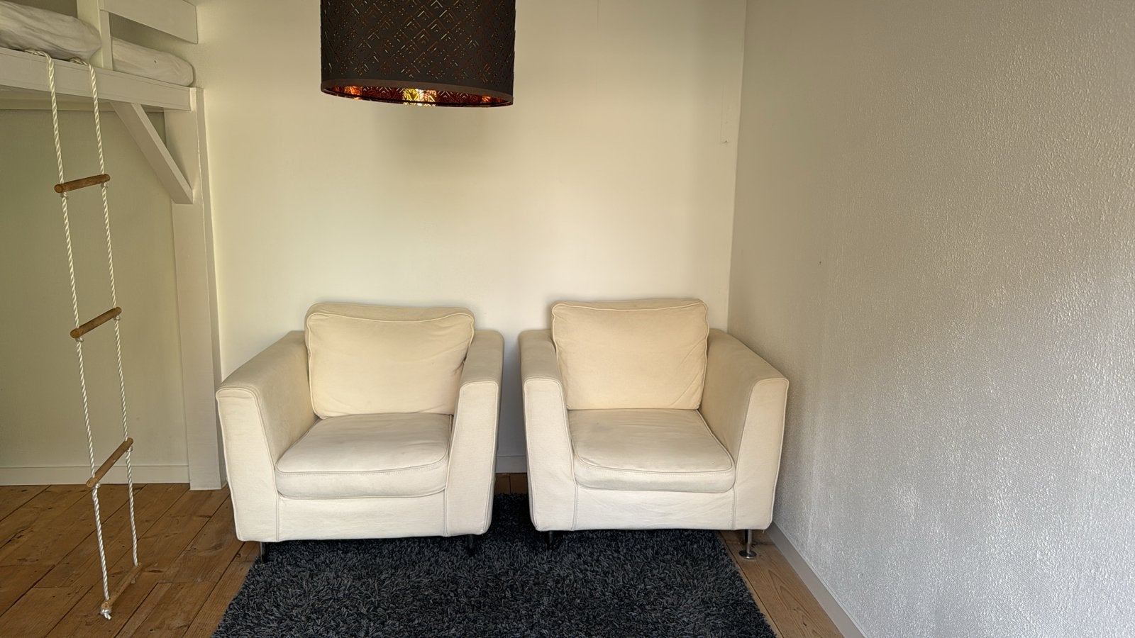 Comfortabele Crèmekleurige Fauteuils oohalen in Wijchen, Ophalen, Zo goed als nieuw, Stof, 75 tot 100 cm
