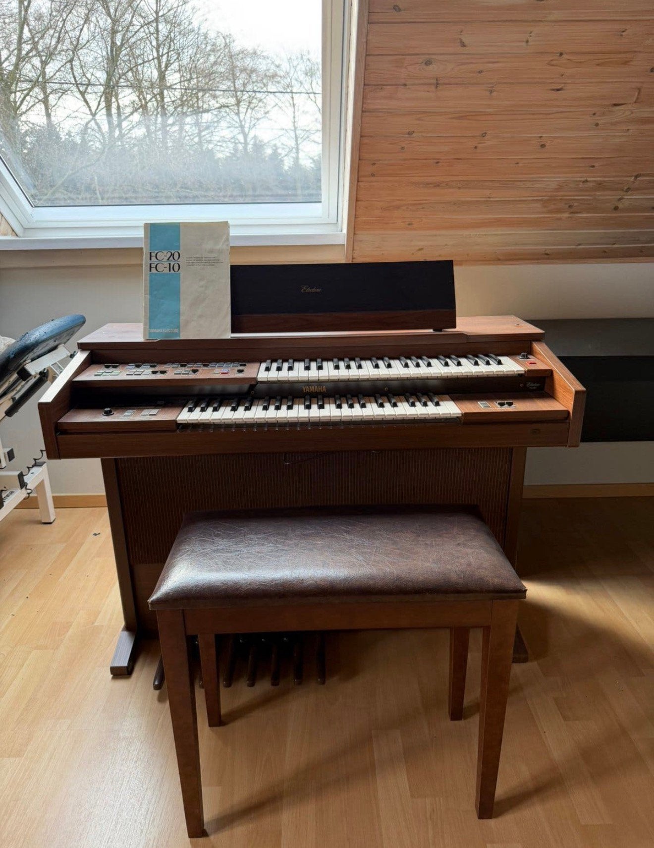 Yamahaz Electone FC-20 Elektronisch Orgel (bank/handleiding), Ophalen of Verzenden, Zo goed als nieuw, Orgel