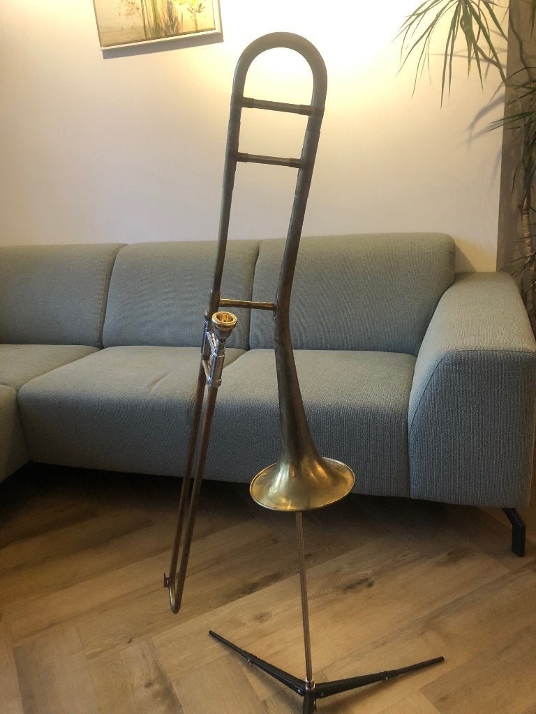 Trombone Selmer Bundy (Vincent Bach) "Dizzy Gillespie", Muziek en Instrumenten, Ophalen, Gebruikt, Tenor, Met koffer