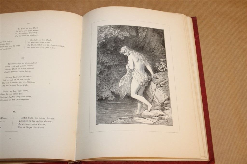 Heine Buch der Lieder — Luxe Editie 1880 Met Illustraties, Antiek en Kunst, Ophalen of Verzenden