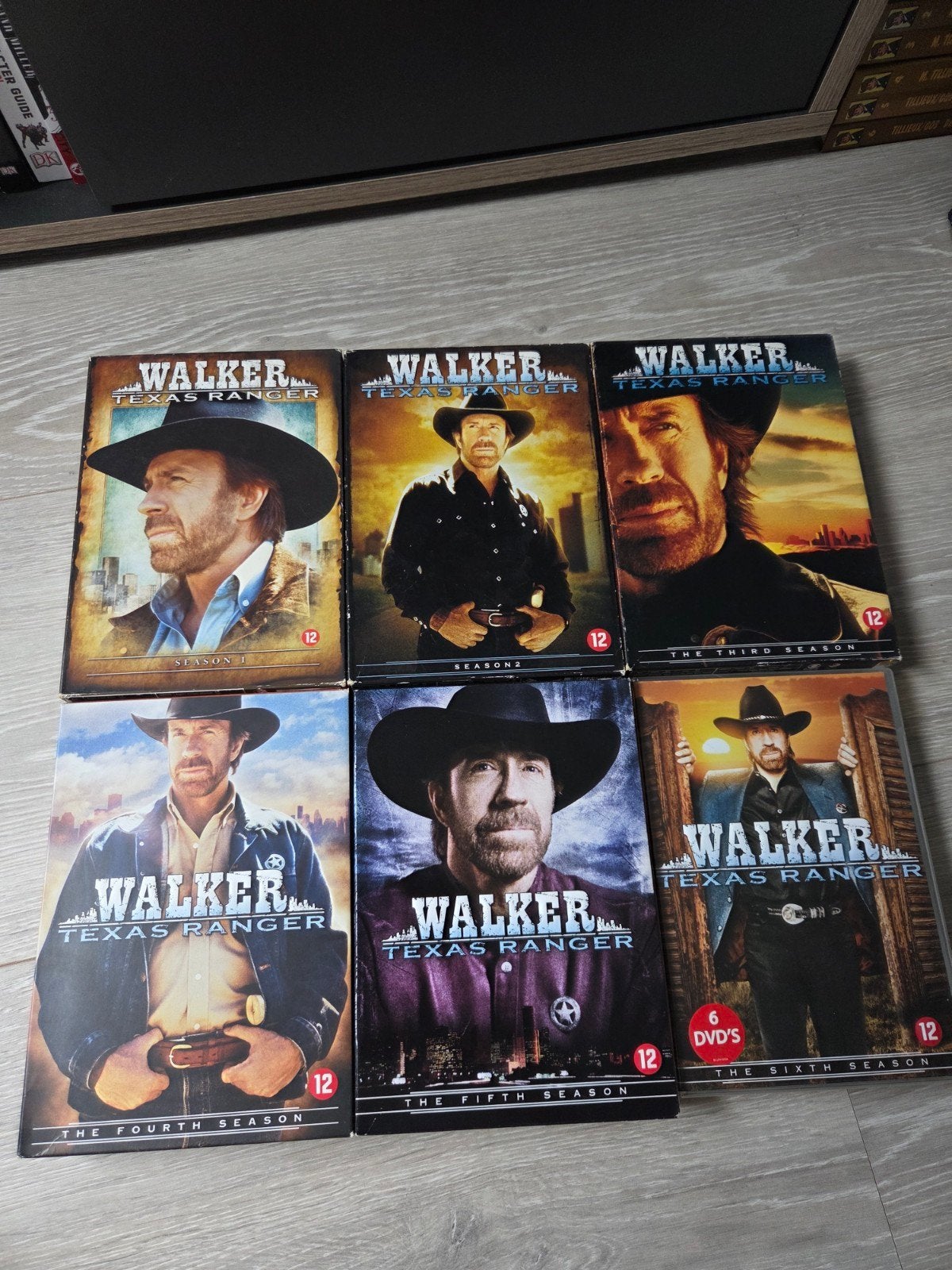 Walker Texas Ranger - Complete serie seizoen 1 tm 6, Vanaf 12 jaar, Ophalen of Verzenden, Zo goed als nieuw