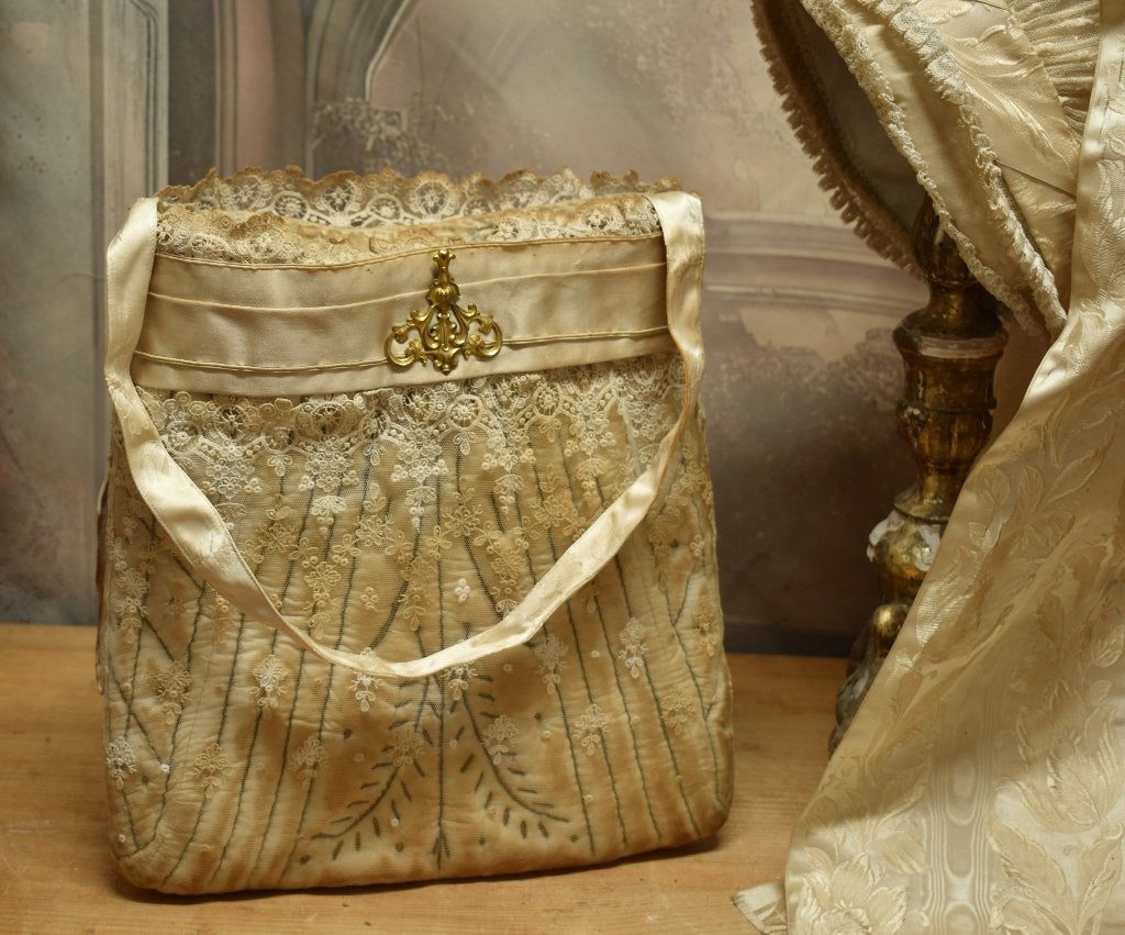 Oude Franse  Bruidstas."Uit Aletta's Tijd", Ophalen of Verzenden