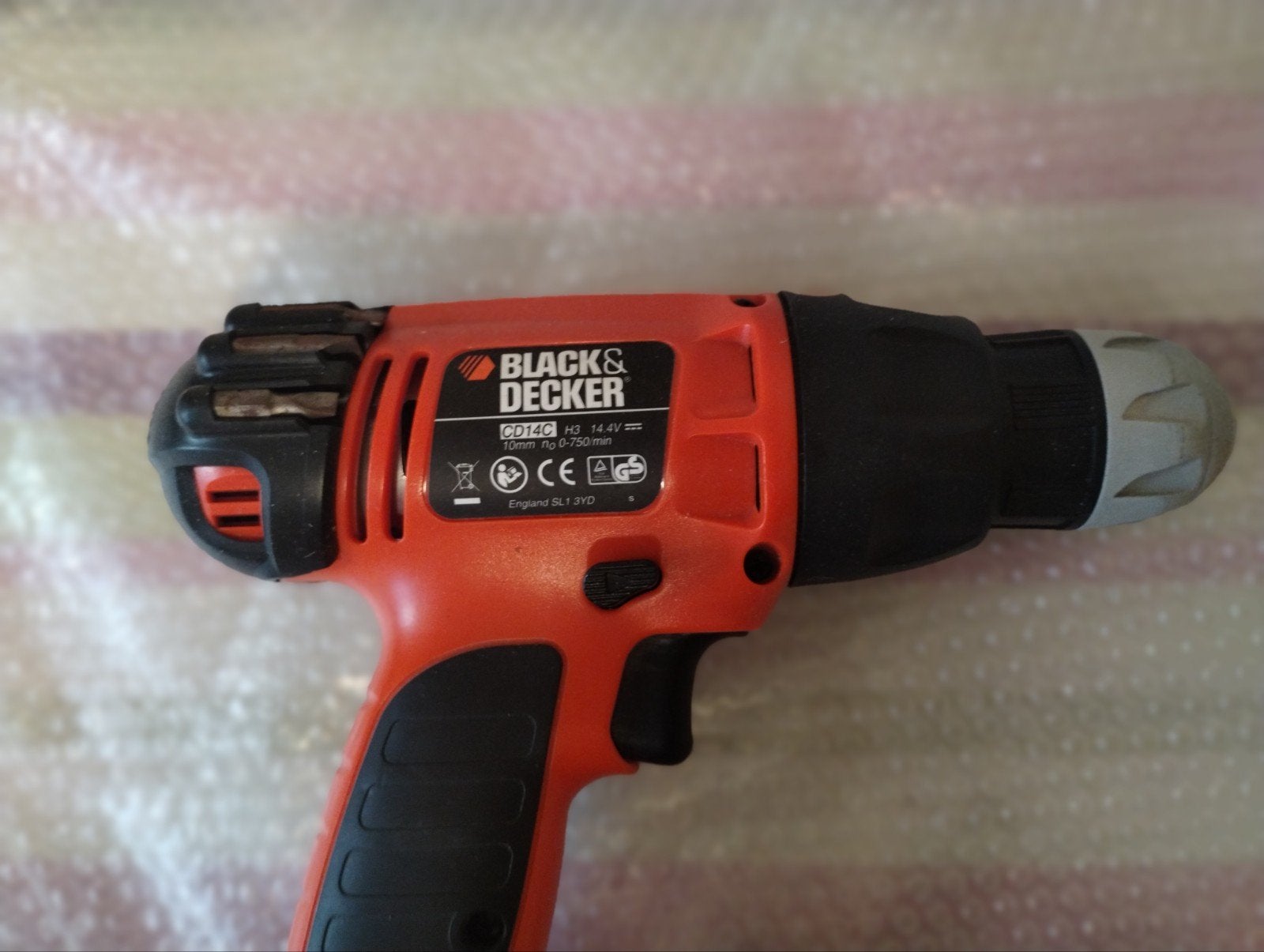 Black & Decker CD14C Accuboormachine (zonder lader), Gebruikt, Variabele snelheid, Ophalen of Verzenden, Boor- en Schroefmachine